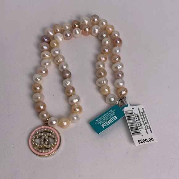 Chanel Multi Color Pearl Necklace - Picture 7 of 9